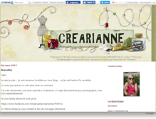 Tablet Screenshot of crearianne.canalblog.com