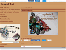 Tablet Screenshot of comptoirlali.canalblog.com