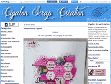 Tablet Screenshot of cigalonscrap.canalblog.com
