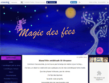 Tablet Screenshot of magiedesfees.canalblog.com