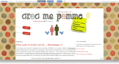 Desktop Screenshot of crocmapomme.canalblog.com