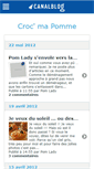 Mobile Screenshot of crocmapomme.canalblog.com