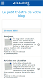 Mobile Screenshot of coulisses.canalblog.com