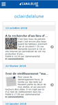 Mobile Screenshot of oclairdelalune.canalblog.com