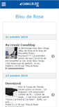 Mobile Screenshot of bleuderose.canalblog.com