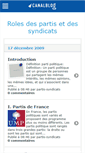 Mobile Screenshot of partissyndicats.canalblog.com