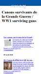 Mobile Screenshot of canonspgmww1guns.canalblog.com