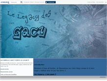 Tablet Screenshot of lirania8lesgacy.canalblog.com