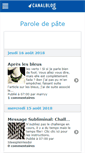 Mobile Screenshot of paroledepate.canalblog.com