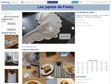 Tablet Screenshot of lesjuponsdefanny.canalblog.com