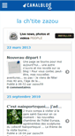 Mobile Screenshot of chtitezazou.canalblog.com