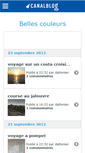 Mobile Screenshot of bellescouleurs.canalblog.com