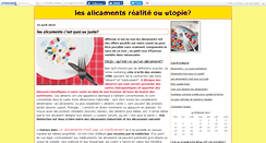 Desktop Screenshot of alicaments.canalblog.com
