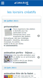 Mobile Screenshot of crearte.canalblog.com
