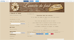 Desktop Screenshot of larmoiredufond.canalblog.com