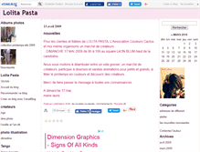 Tablet Screenshot of lolitapasta.canalblog.com