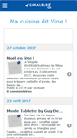 Mobile Screenshot of macuisineditvine.canalblog.com