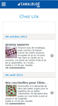 Mobile Screenshot of chezlila.canalblog.com