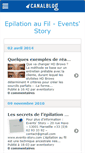 Mobile Screenshot of epilationfil.canalblog.com