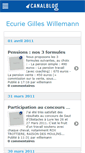 Mobile Screenshot of ecuriegwillemann.canalblog.com