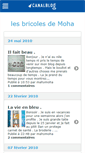 Mobile Screenshot of lesbricoles.canalblog.com