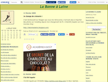 Tablet Screenshot of labonnealaine.canalblog.com