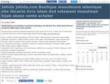 Tablet Screenshot of jahida.canalblog.com