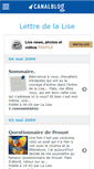 Mobile Screenshot of antrelise.canalblog.com
