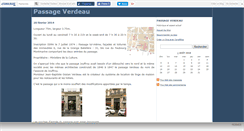 Desktop Screenshot of passageverdeau.canalblog.com