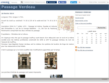 Tablet Screenshot of passageverdeau.canalblog.com