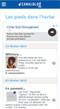 Mobile Screenshot of feetintheherb.canalblog.com