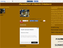 Tablet Screenshot of planetecuir.canalblog.com