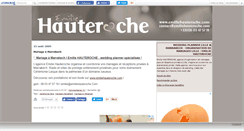 Desktop Screenshot of emiliehauteroche.canalblog.com