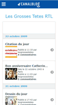 Mobile Screenshot of grossestetesrtl.canalblog.com