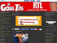 Tablet Screenshot of grossestetesrtl.canalblog.com