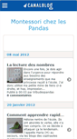 Mobile Screenshot of homemontessori.canalblog.com