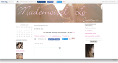 Desktop Screenshot of mademoizellocrea.canalblog.com