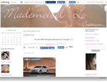 Tablet Screenshot of mademoizellocrea.canalblog.com