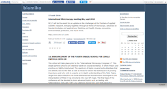 Desktop Screenshot of biomiko.canalblog.com