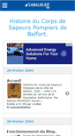 Mobile Screenshot of pompiersbelfort.canalblog.com