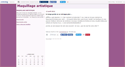 Desktop Screenshot of maquillageenfant.canalblog.com