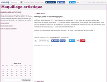 Tablet Screenshot of maquillageenfant.canalblog.com