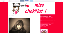 Desktop Screenshot of misschokolat.canalblog.com