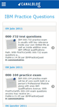 Mobile Screenshot of ibmpracticequest.canalblog.com