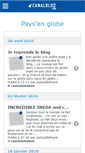 Mobile Screenshot of paysenglobe.canalblog.com