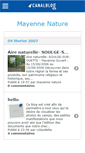Mobile Screenshot of mayennenature.canalblog.com