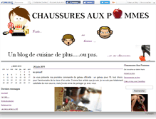 Tablet Screenshot of chaussurespommes.canalblog.com