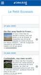 Mobile Screenshot of lepetitecossais.canalblog.com
