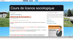 Desktop Screenshot of courssociologie.canalblog.com