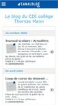Mobile Screenshot of cdithomasmann.canalblog.com